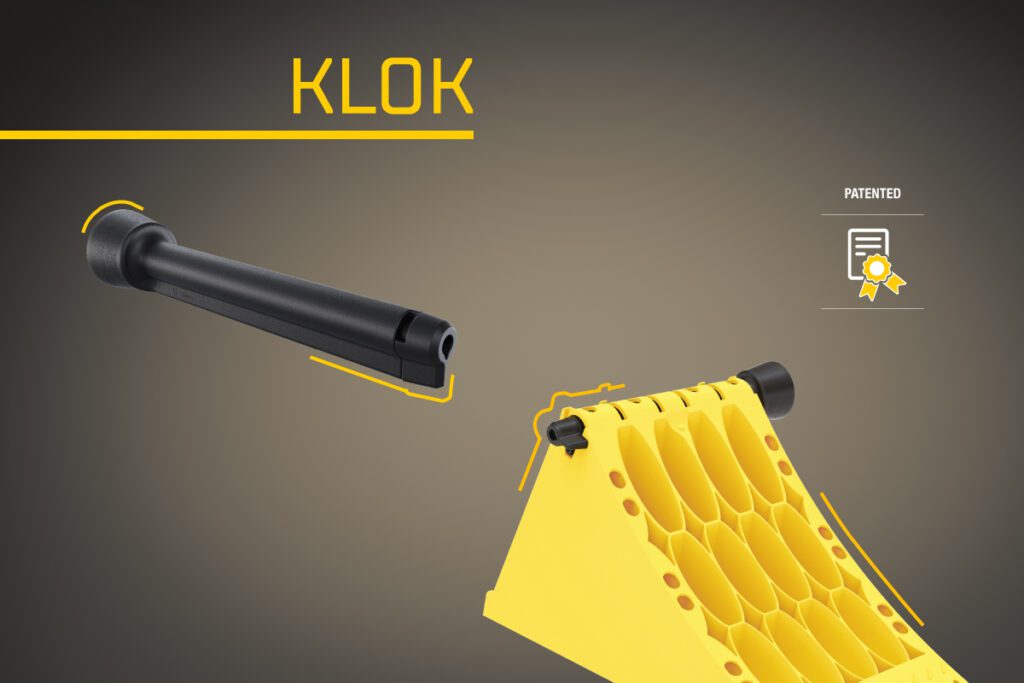 Plastic fixing support for wheel chock
