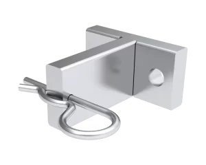 Supporto di fissaggio singolo in alluminio anodizzato per calzatoia Origamy 53