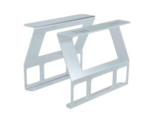 Coppia staffe zincate per tanica Gallery 30/50 lt con attacco verticale