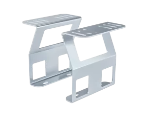 Coppia staffe zincate per tanica Square 18lt con attacco verticale