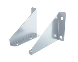 Coppia staffe zincate per tanica Square 18lt con attacco orizzontale