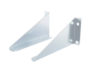 Coppia staffe zincate per tanica Square 30lt con attacco orizzontale