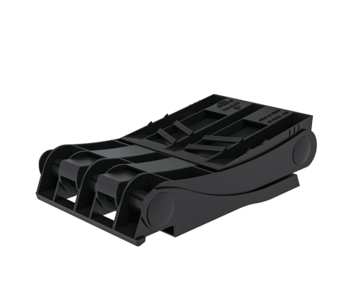 Thermoplastischer klappbarer Hemmschuh schwarz zugelassen 36