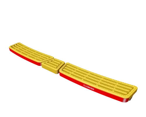 Pedana poggiapiedi per van - Tripla - Gialla