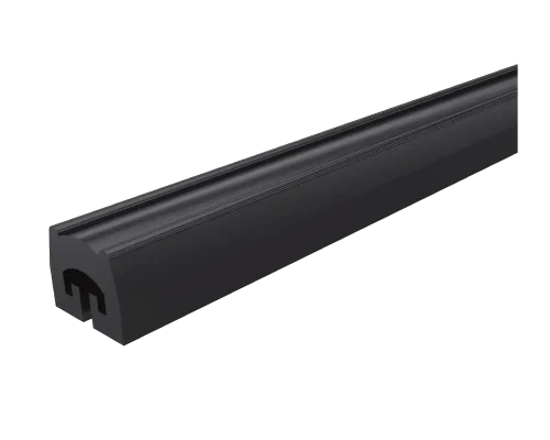 Co-extruded profile PVC rubber 2,6 mt for back bumper