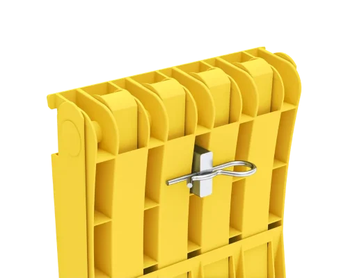 Support de fixation simple en aluminium anodisé - pour cale de roue Origamy 53