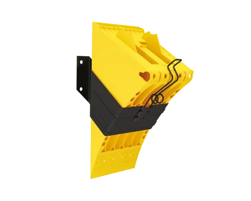 Hemmschuh-Halter schwarz lackiert