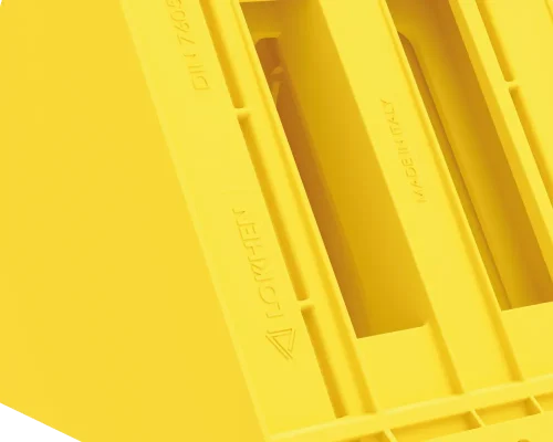 Thermoplastischer Hemmschuh zugelassen gelb Heavy 53