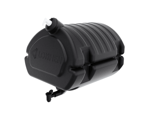 Tanica acqua in plastica 50lt nera