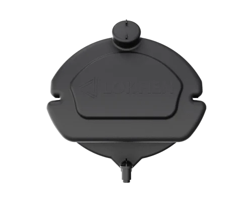 Depósito de agua de plástico negro L 50