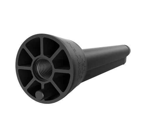 Plastic fixing support for wheel chock