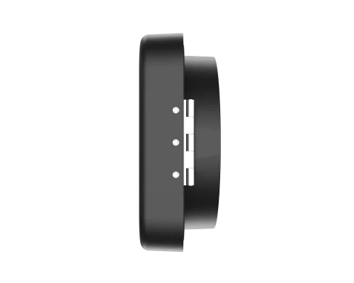 Tapa delantera singular para portamangueras.