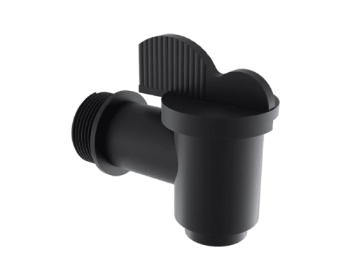 Black tap for water tank